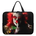 Halloween Smiling Clown Print Laptop Sleeve With Handle