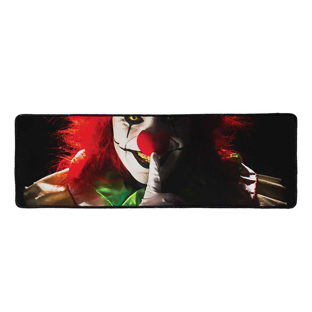 Halloween Smiling Clown Print Long Kitchen Mat