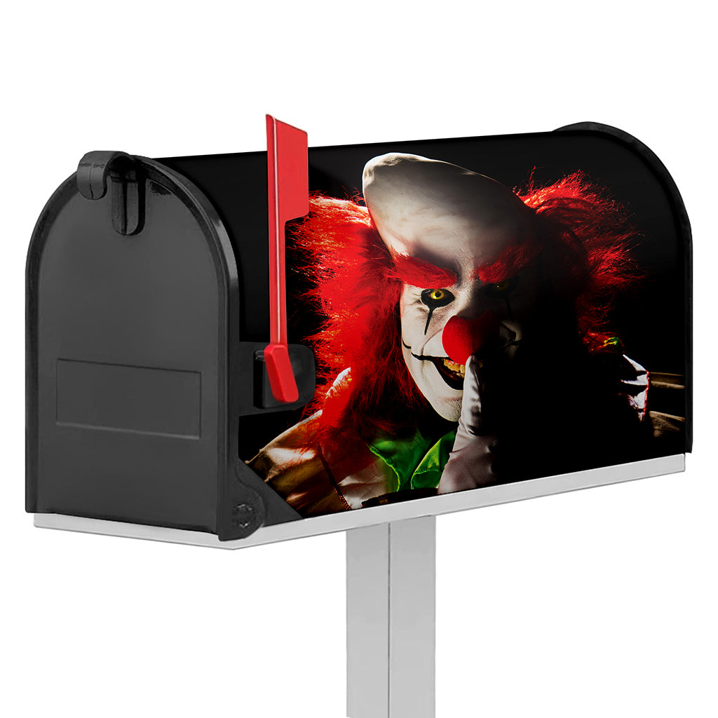 Halloween Smiling Clown Print Mailbox Cover