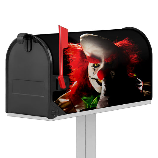 Halloween Smiling Clown Print Mailbox Cover