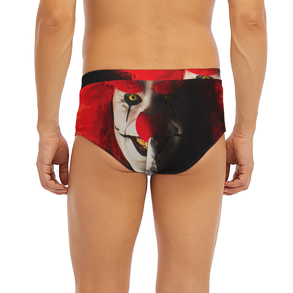 Halloween Smiling Clown Print Men's Briefs