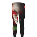 Halloween Smiling Clown Print Men's Leggings