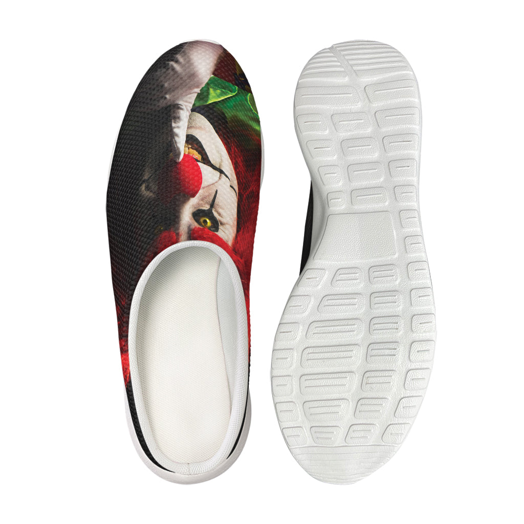 Halloween Smiling Clown Print Mesh Casual Shoes