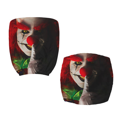 Halloween Smiling Clown Print Office Chair Cover