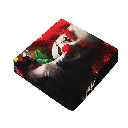 Halloween Smiling Clown Print Outdoor Seat Cushion Cover