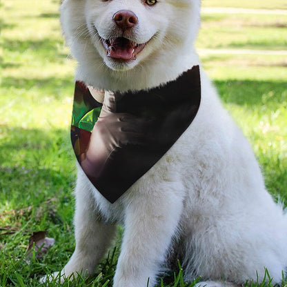 Halloween Smiling Clown Print Over The Collar Dog Bandana
