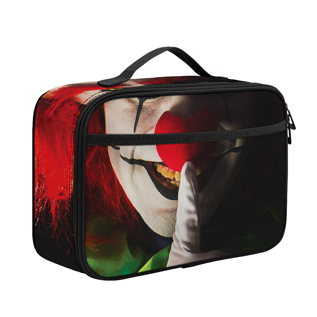 Halloween Smiling Clown Print Portable Lunch Bag