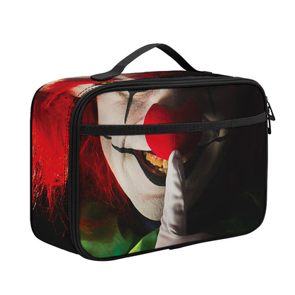 Halloween Smiling Clown Print Portable Lunch Bag
