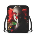 Halloween Smiling Clown Print Rectangular Crossbody Bag