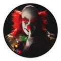 Halloween Smiling Clown Print Round Floor Mat