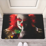 Halloween Smiling Clown Print Rubber Doormat
