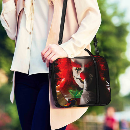 Halloween Smiling Clown Print Shoulder Strap Bible Bag