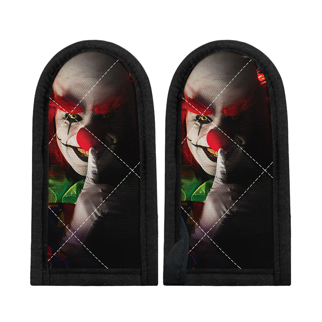 Halloween Smiling Clown Print Skillet Handle Cover