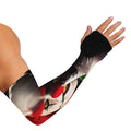 Halloween Smiling Clown Print Sun Protection Arm Sleeves