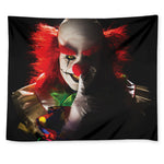Halloween Smiling Clown Print Tapestry