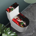 Halloween Smiling Clown Print Toilet Lid And Tank Cover Set