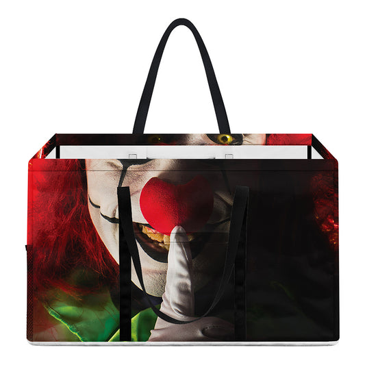 Halloween Smiling Clown Print Utility Tote Bag
