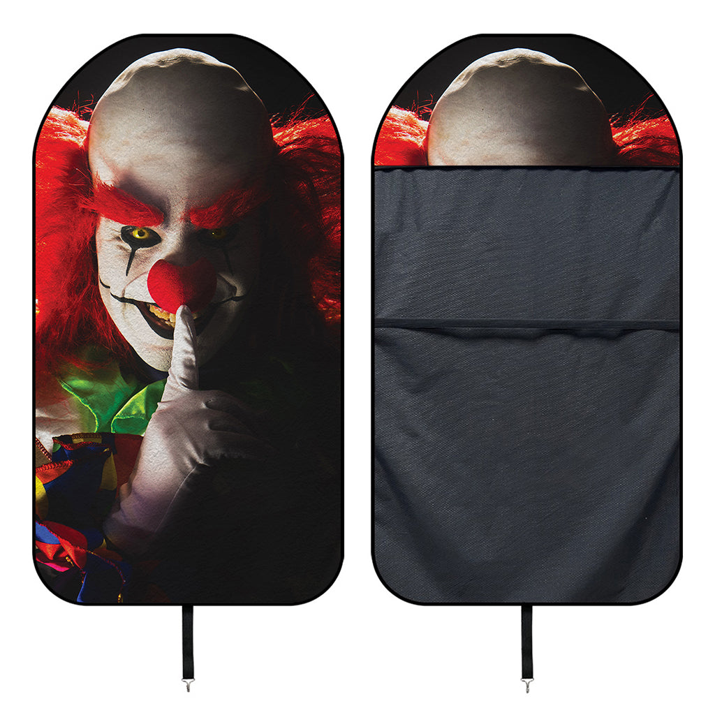 Halloween Smiling Clown Print Waterproof Car Seat Cover