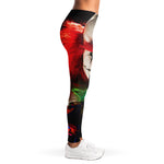 Halloween Smiling Clown Print Women's Leggings