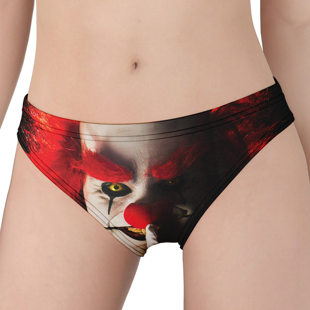 Halloween Smiling Clown Print Women's Panties