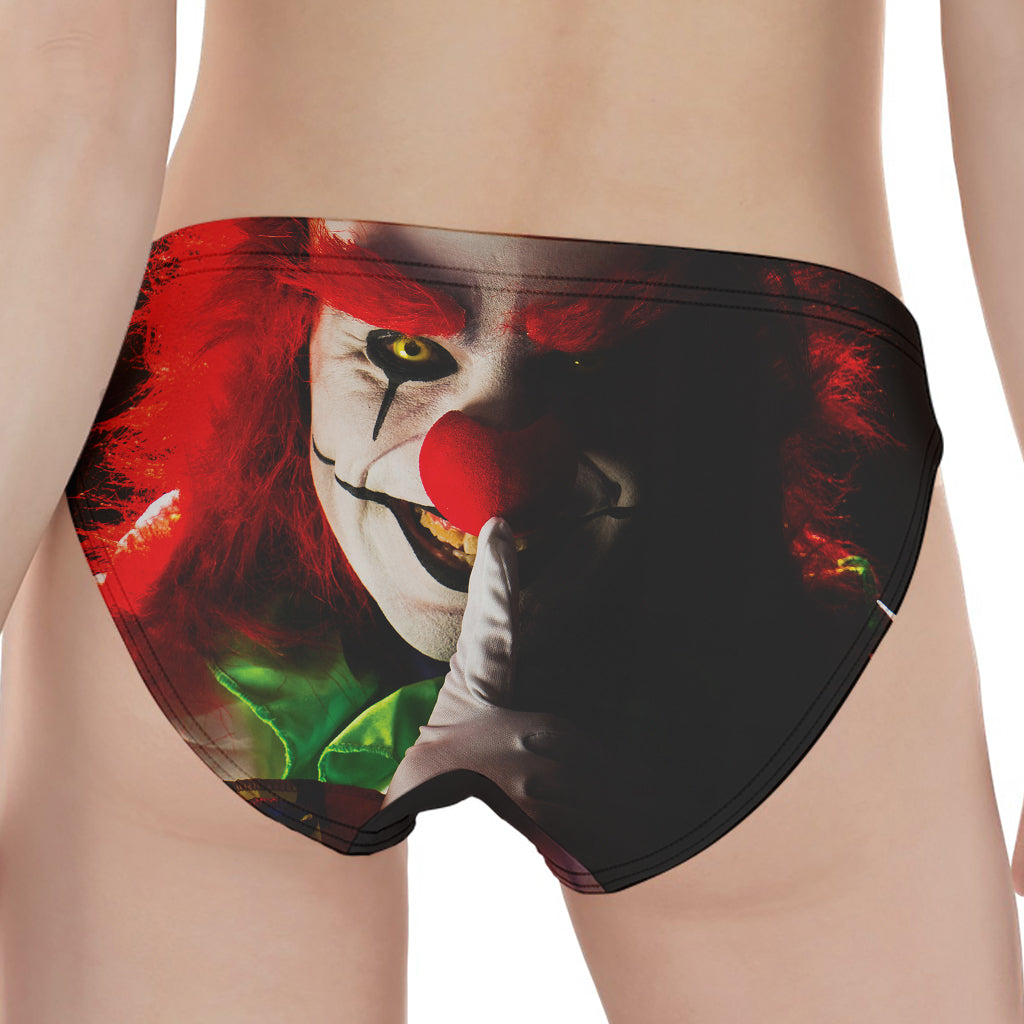 Halloween Smiling Clown Print Women's Panties