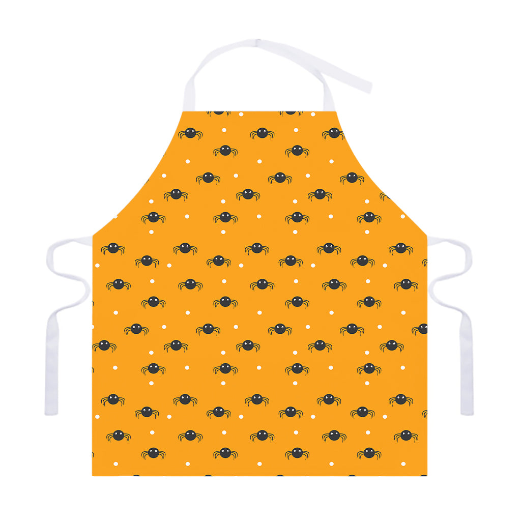 Halloween Spider Pattern Print Adjustable Apron