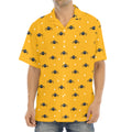 Halloween Spider Pattern Print Aloha Shirt