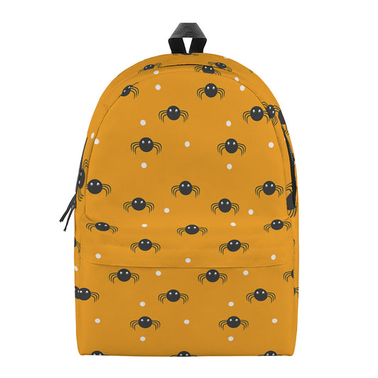 Halloween Spider Pattern Print Backpack