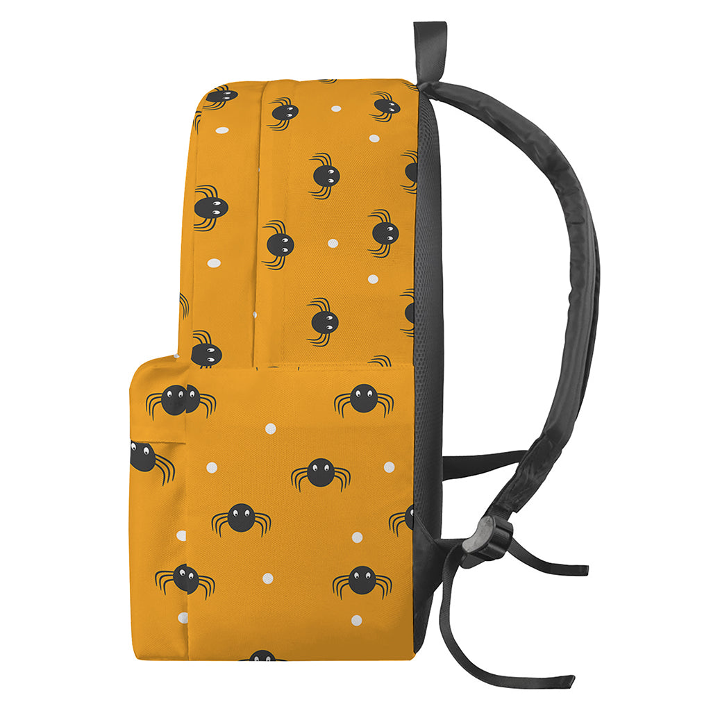 Halloween Spider Pattern Print Backpack