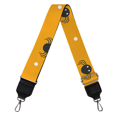 Halloween Spider Pattern Print Bag Strap