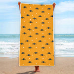 Halloween Spider Pattern Print Beach Towel