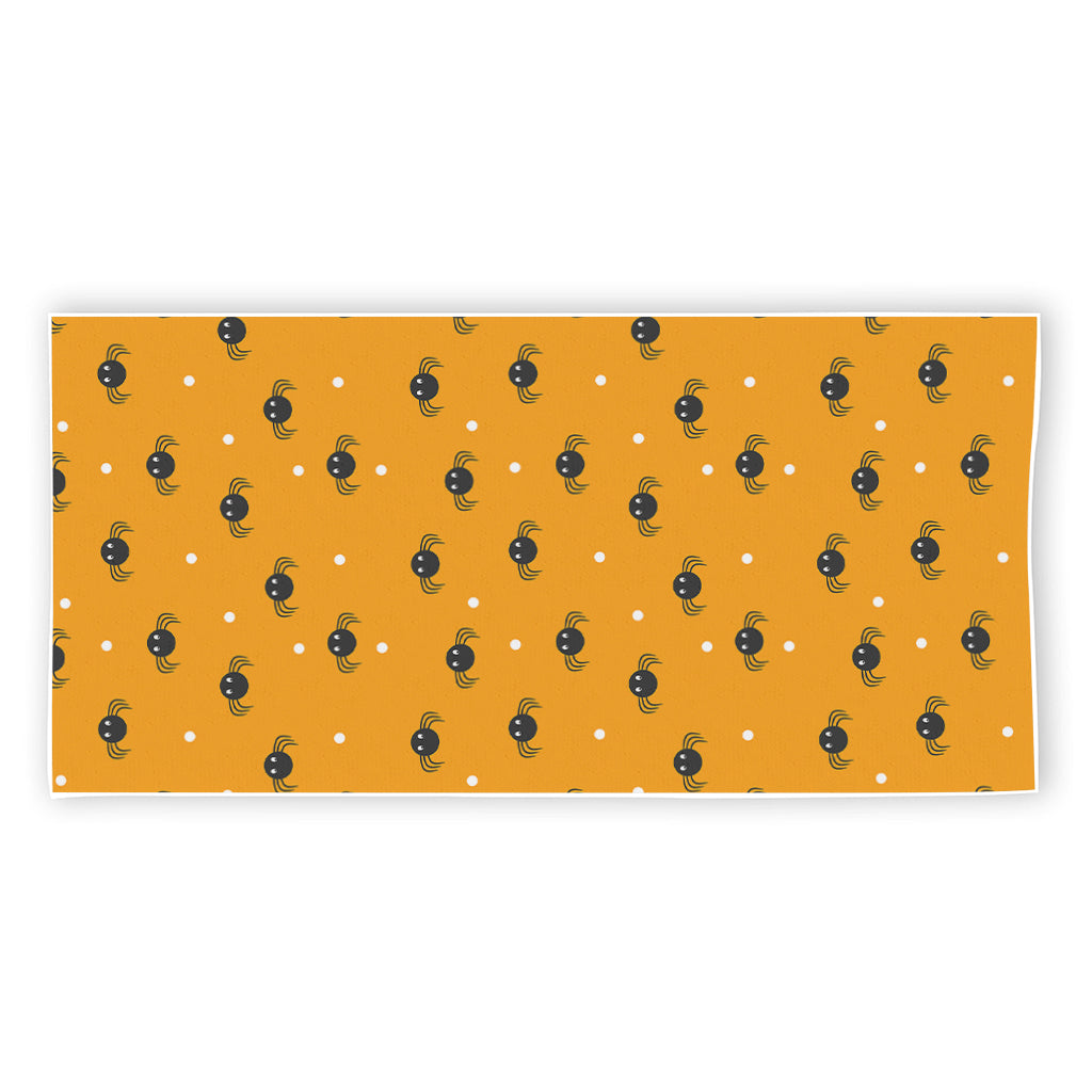 Halloween Spider Pattern Print Beach Towel