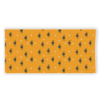 Halloween Spider Pattern Print Beach Towel