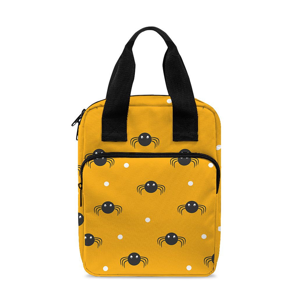 Halloween Spider Pattern Print Bible Tote Bag