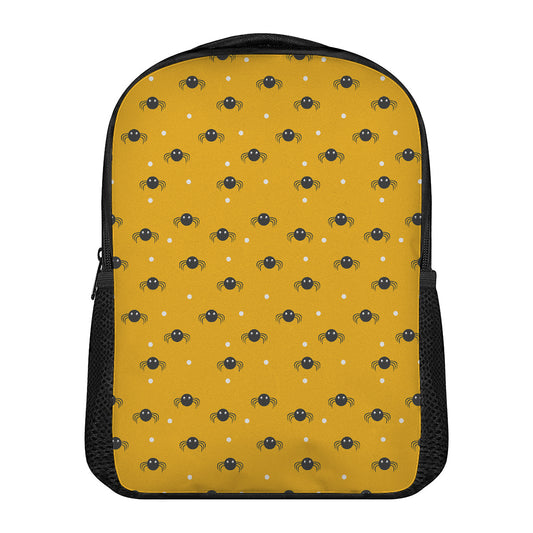 Halloween Spider Pattern Print Casual Backpack