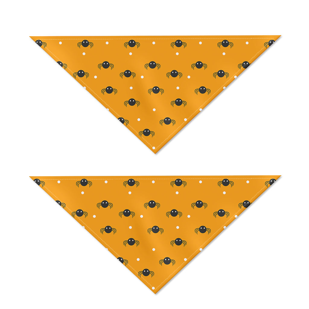 Halloween Spider Pattern Print Dog Bandana