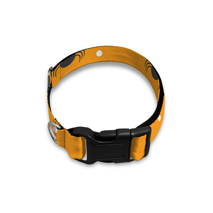 Halloween Spider Pattern Print Dog Collar