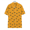 Halloween Spider Pattern Print Hawaiian Shirt