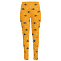 Halloween Spider Pattern Print High-Waisted Pocket Leggings