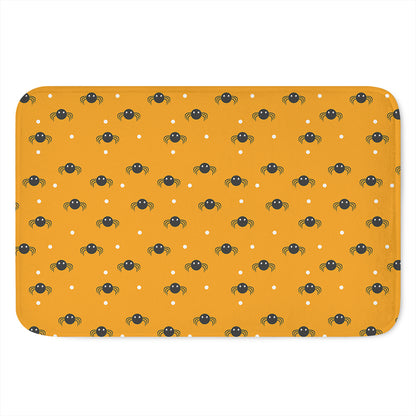 Halloween Spider Pattern Print Indoor Door Mat
