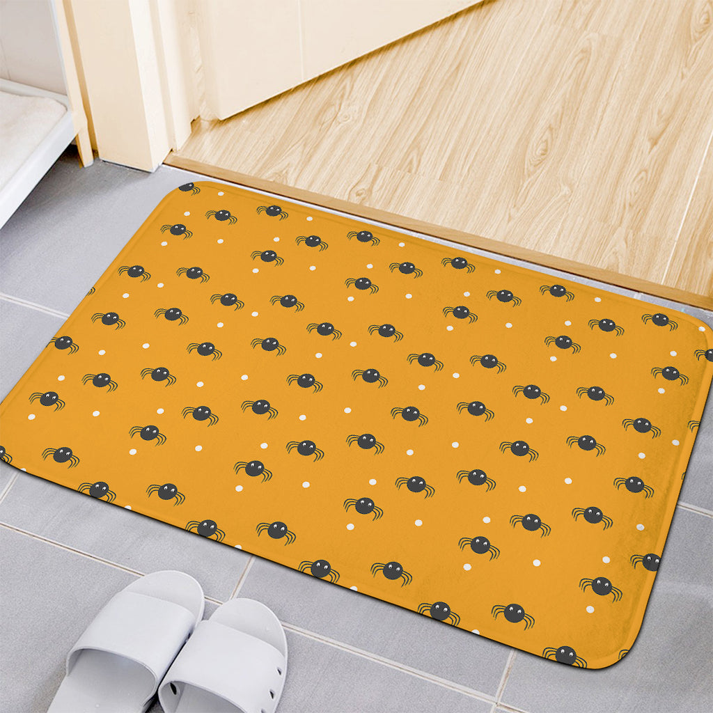 Halloween Spider Pattern Print Indoor Door Mat