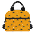 Halloween Spider Pattern Print Insulated Lunch Bag