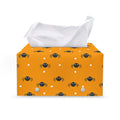 Halloween Spider Pattern Print Leather Tissue Box Cover