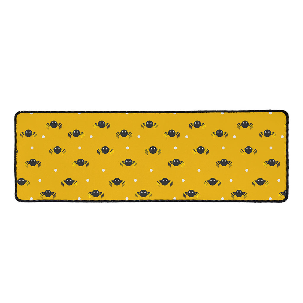 Halloween Spider Pattern Print Long Kitchen Mat