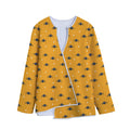 Halloween Spider Pattern Print Long Sleeve Short Coat