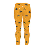 Halloween Spider Pattern Print Men's leggings