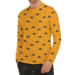 Halloween Spider Pattern Print Men's Long Sleeve Rash Guard