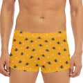 Halloween Spider Pattern Print Men's Short Boxer Briefs