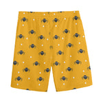 Halloween Spider Pattern Print Men's Sports Shorts