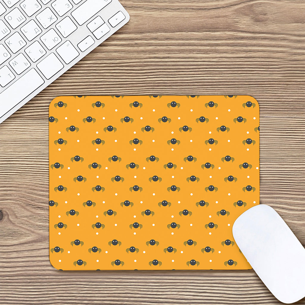 Halloween Spider Pattern Print Mouse Pad